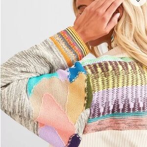 Pieced Corduroy Oversized Shacket (A. Peach) $35